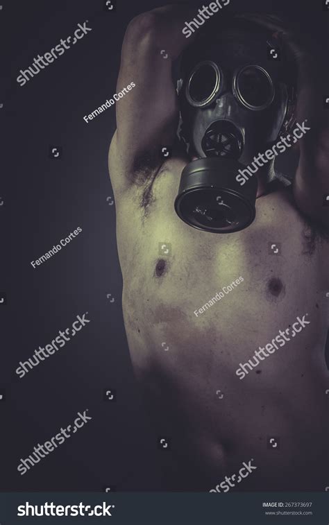 Concept Risk Contamination Naked Man Gas Stock Photo Shutterstock