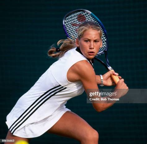 Anna Kournikova Russia Wimbledon 1997 Stock Fotos Und Bilder Getty Images