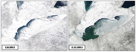 Lake Erie Transitions In Ice Cover