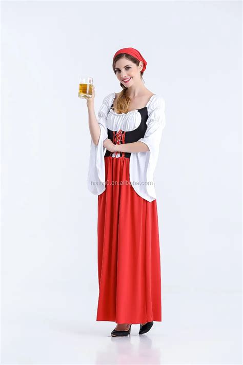 Simple Style Night Club Costume Naughty Oktoberfest Maid Costume Flirting Halloween Servant