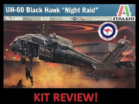 Uh Black Hawk Night Raid Italeri