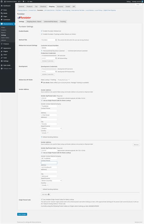 Purolator WooCommerce Shipping Plugin for Rates and Tracking by truemedia