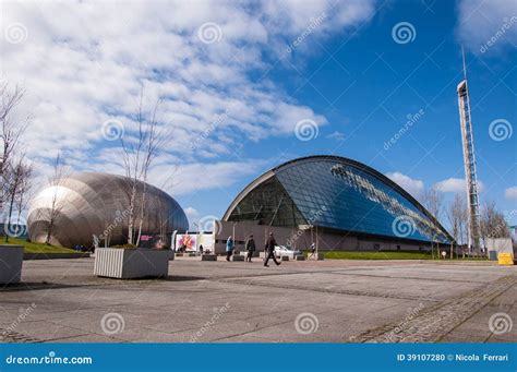 View Of Glasgow Science Museum And Imax Cinema Editorial Image Image