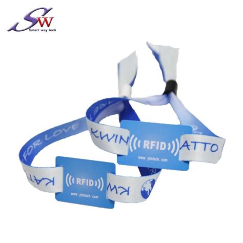 125khz 13 56Mhz Disposable RFID Wristband SW0005 SMARTWAY China