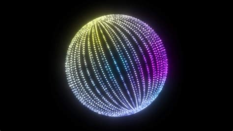 Glowing Disco Ball Moving Dancing And Party Background Disco Ball