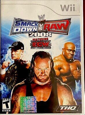 Wwe Smackdown Vs Raw Featuring Ecw Nintendo Wii Cib