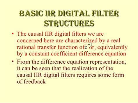 Digital filters in DSP