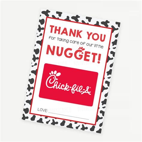 Teacher Appreciation Chick Fil A T T Card Holder Thanks Etsy