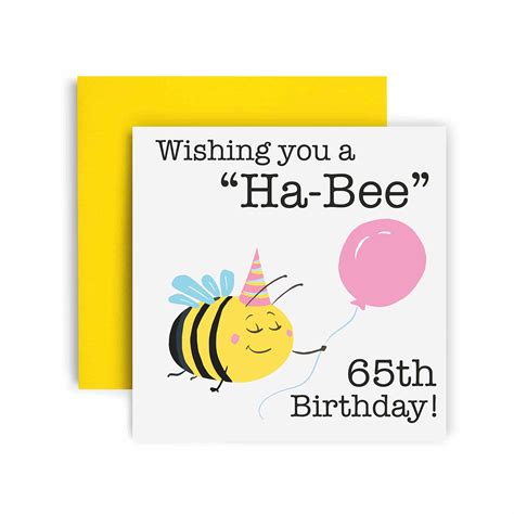 Buy Huxters Birthday Cards For Women Wishing You A Ha Bee Th