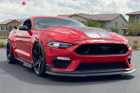 Race Red Mustang Gt Built To Perfection Project 6gr 5 Five Satin Black Mach 1 Bumper