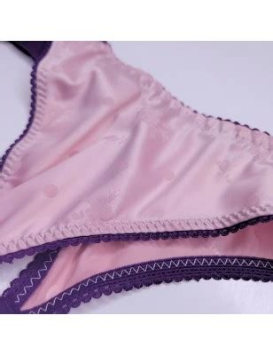 All Satin Pink Garter Belt Men Sissy Lingerie Sets Plus Size Sissy Crossdressing Lingerie