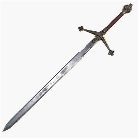 Fantasy Sword Rpg Scottish Claymore Bastard Sword Greatsword Longsword