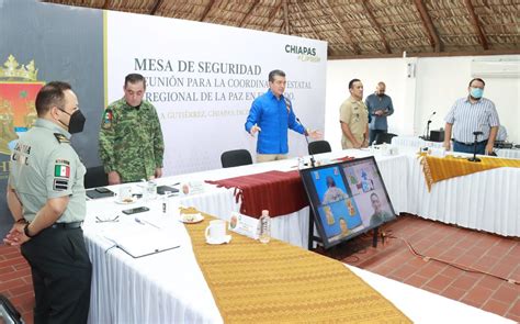 Registra Chiapas Horas De Saldo Blanco En Delitos De Alto Impacto