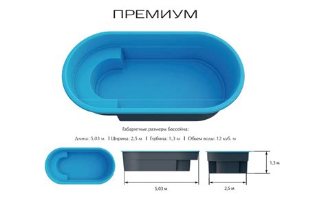Композитный бассейн Премиум ECOLINE • Купить в Самаре по выгодной цене
