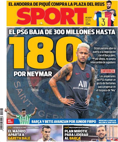 Sport España Martes 30 De Julio De 2019 Infobae