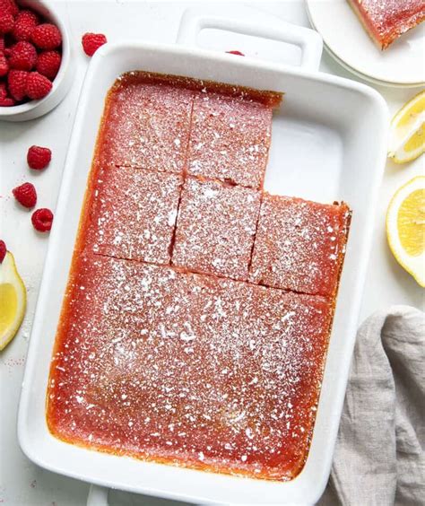 Raspberry Lemon Bars I Am Baker