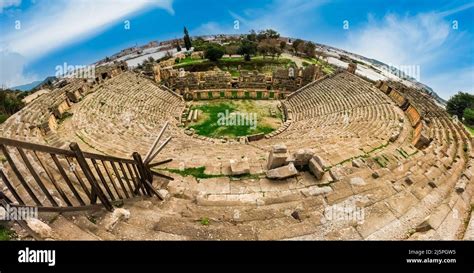 Ancient Greek Roman Theatre Of Myra In Demre Antalya Turkey