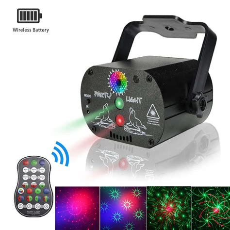 Wzor W Mini Rgb Wiat O Dyskotekowe Usb Akumulator Czerwony