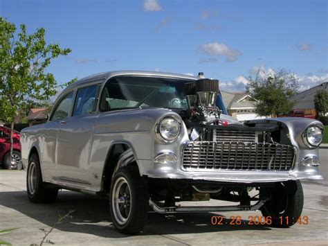 56 Chevy Gasser Photo 3 4 0655 Tri Five 55 56 57 Chevy Gassers