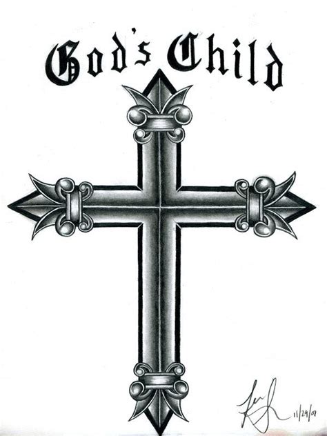 Badass Cross Tattoo Designs