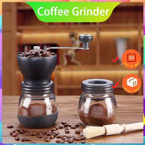 Jual Coffee Grinder Double Wadah Gilingan Kopi Manual Penggiling