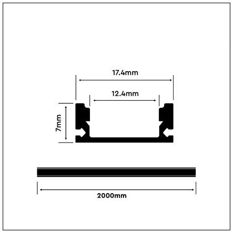 Profil Aluminiowy V TAC 2mb Anodowany Klosz Mleczny VT 8113 Taśmy