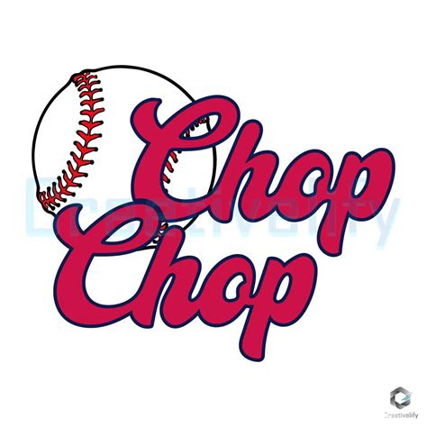 Chop Chop Atlanta Braves Baseball Team Svg Creativelify