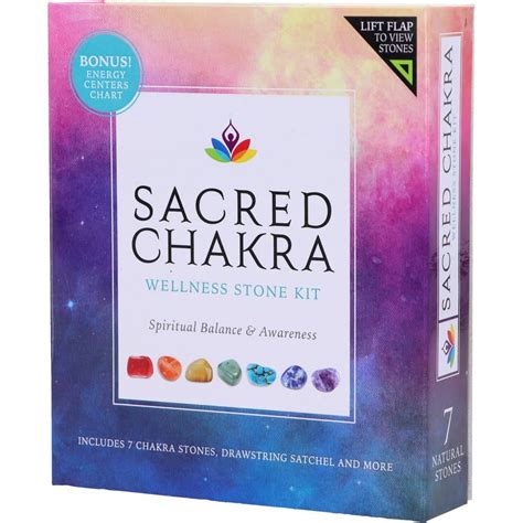 Sacred Chakra Wellness Stone Kit