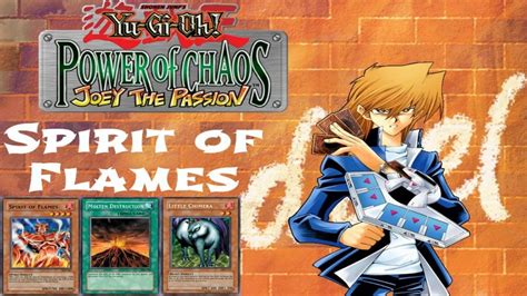 Yu Gi Oh Power Of Chaos Joey The Passion Hd Fps Spirit Of Flames