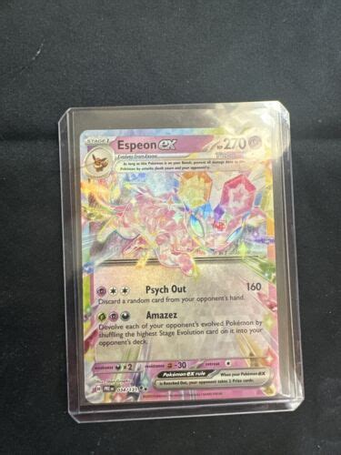 Pokemon TCG Prismatic Evolutions Espeon Ex 034 131 IN HAND NM EBay