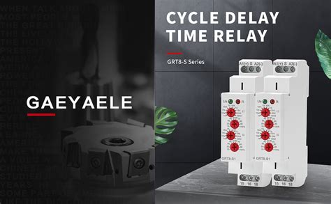 Gaeyaele Asymmetric Cycle Timer Spdt Relay A Ac Dc V V