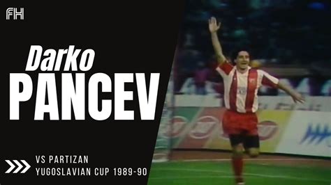 Darko Pancev Goal And Skills Crvena Zvezda 1 0 Partizan Yugoslavian Cup