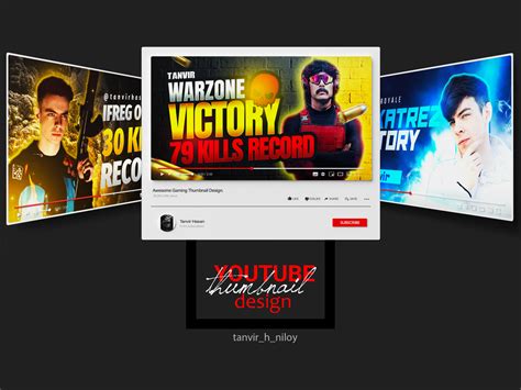 Youtube Gaming Thumbnail Design By Tanvir Hasan On Dribbble