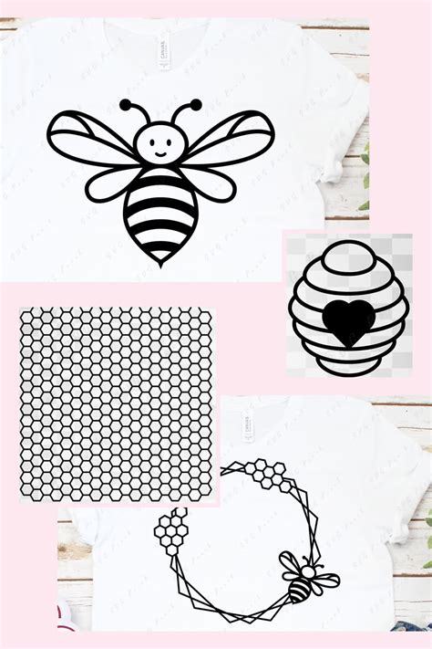 Bee Honeycomb SVG Beehive And Drips Set MasterBundles