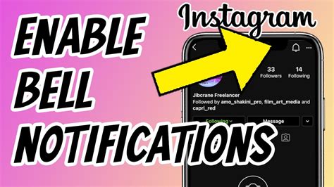 How To Turn On Bell Notifications On Your Instagram Followers 2020 Youtube