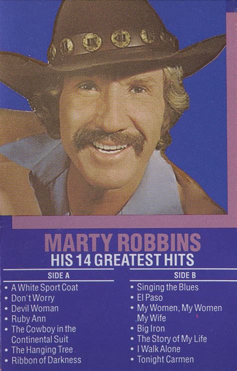 Marty Robbins His Greatest Hits Cassette Discogs