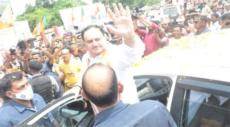 Bjp Chief Jp Nadda In Tripura For Two Day Visit To Meet Tribal Leaders