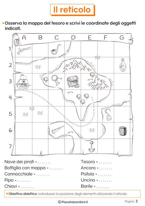 Verifica Reticolo Geografico Scuola Primaria Anaupont