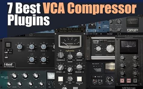 The Best Vca Compressor Plugins Vst Au Aax