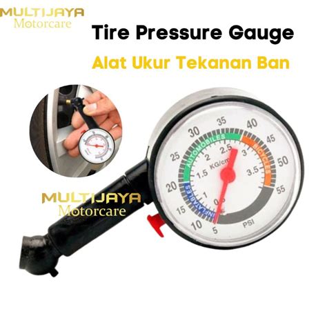 Jual Tire Pressure Gauge Alat Ukur Tekanan Angin Ban Motor Mobil Pengukur Indikator Tekanan Ban