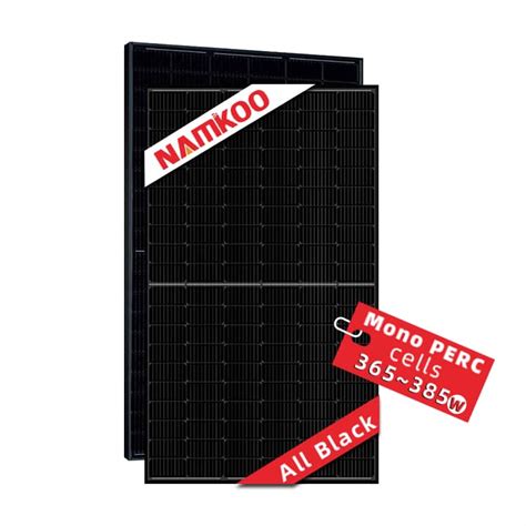 All Black Mono 370W 470W Solar Panel