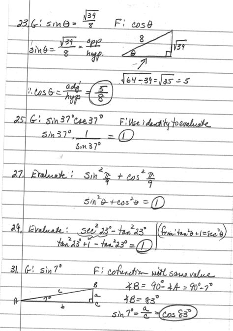 College Algebra And Trigonometry Homework Problems