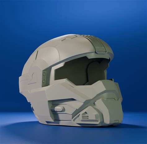 Halo Reach Carter Helmet 3D Print 3D Printed Helmet Replica Halo Props