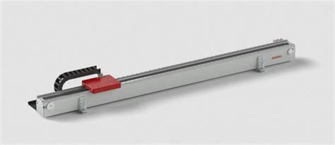 Rack And Pinion Linear Axis Cobomover Cmf G Del Linear Motor