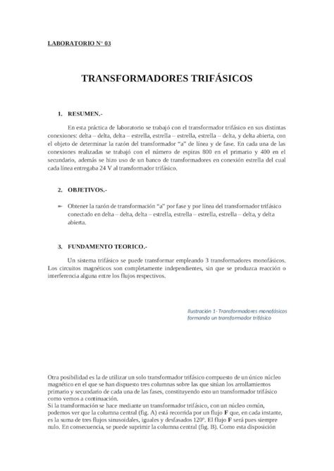 Docx L Transformadores Trif Sicos Dokumen Tips