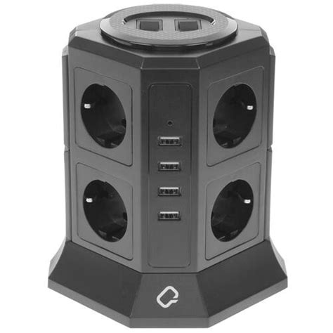 Купить Сетевой фильтр QUMO Power Tower Pro черный в интернет-магазине ...