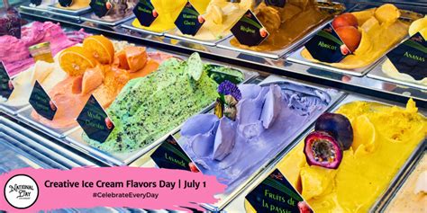 National Creative Ice Cream Flavors Day July National Day Calendar