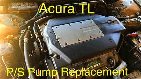 Acura Tl Steering Pump Replacement Fast And Easy Youtube