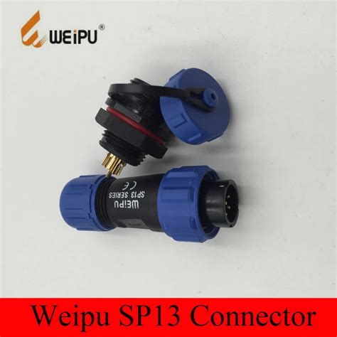 Weipu Connector Weipu SP13 2 3 4 5 6 7 9 Pin IP68 Circular Kit Pair