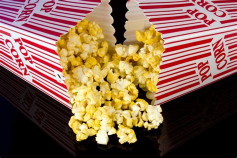 Hot Buttered Popcorn Stock Photo Image Of Snack Salty
